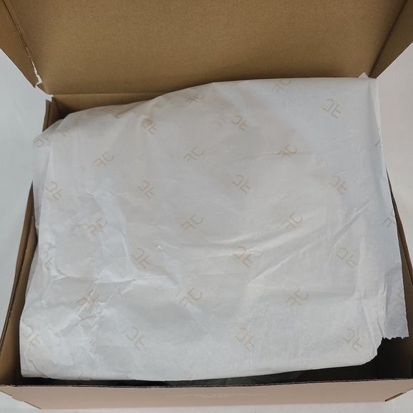 Justfab Women's Brown Morgane Round Toe Pull On Biker Knee High Boot Sz 5.5 NIB - Picture 7 of 8